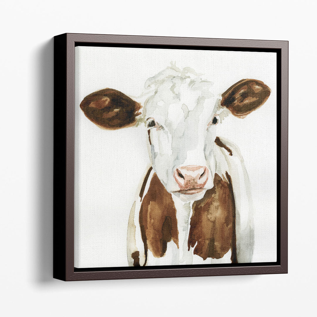 Cow Gaze I - Canvas Print Wall Art