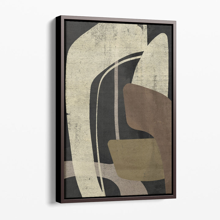 Retro Form Collage I - Canvas Print Wall Art