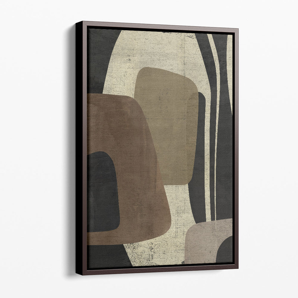 Retro Form Collage II - Canvas Print Wall Art