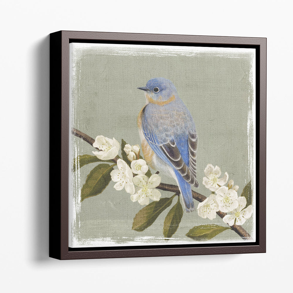 Bluebird Branch II- Canvas Print Wall Art