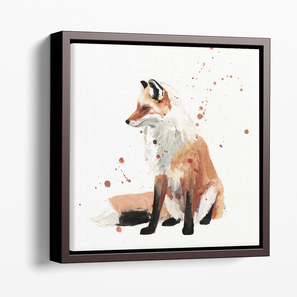 Watercolor Fox I - Canvas Print Wall Art