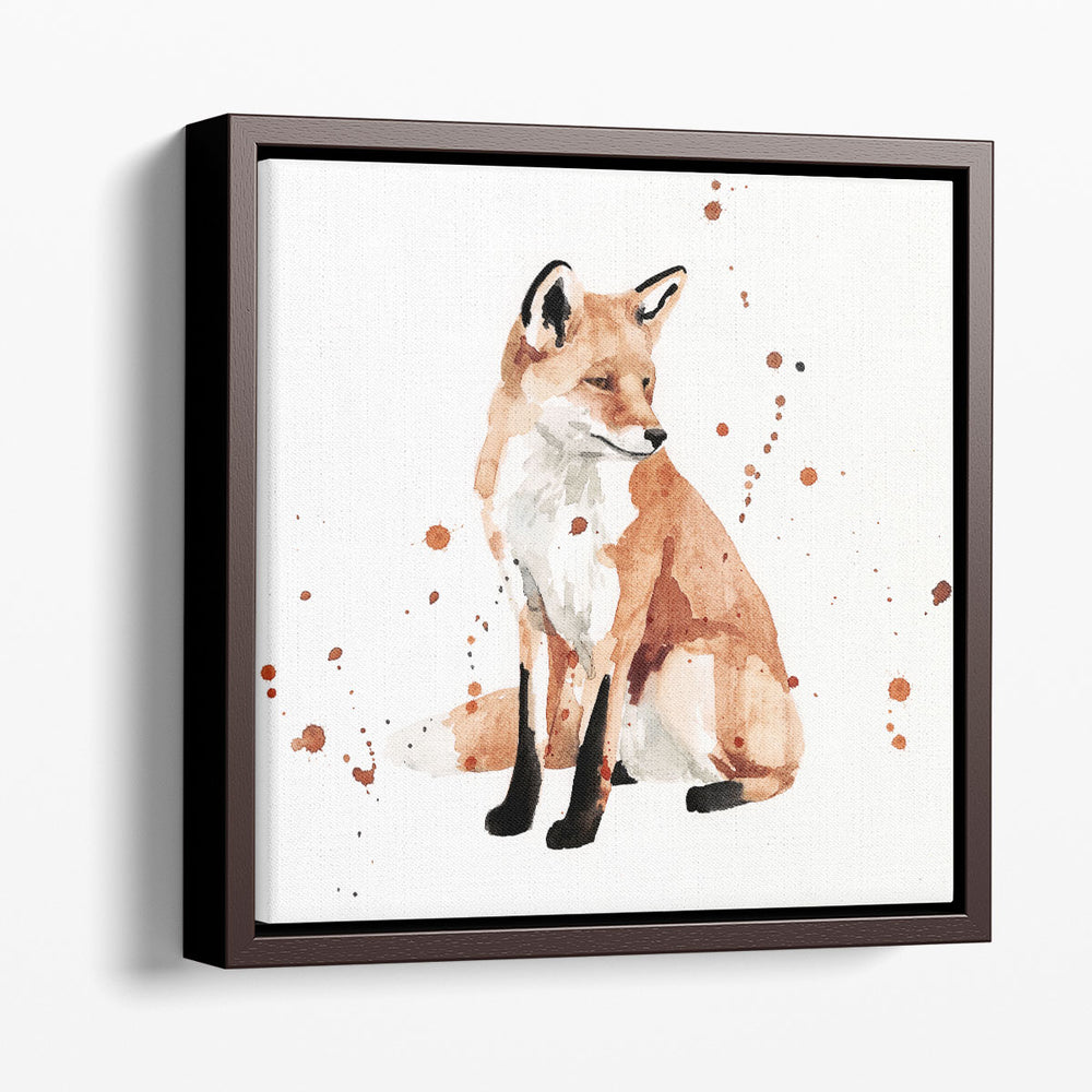 Watercolor Fox II - Canvas Print Wall Art