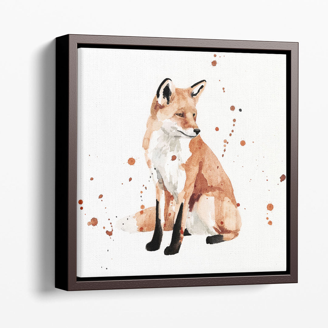 Watercolor Fox II - Canvas Print Wall Art