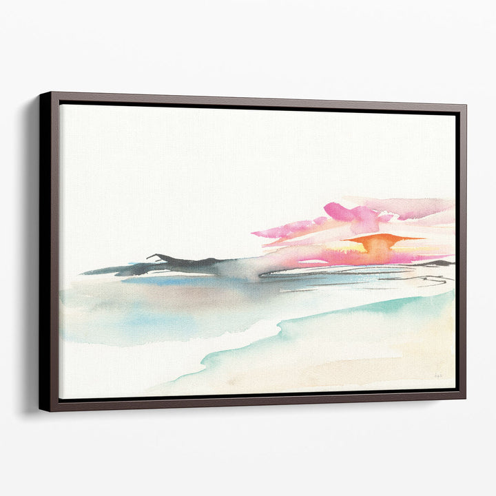 Coastal Sunset - Canvas Print Wall Art