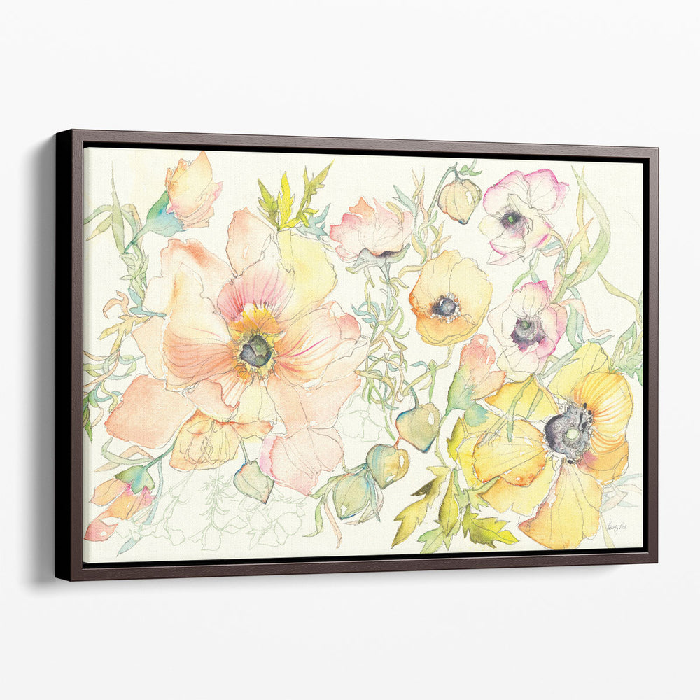 Pastel Garden II - Canvas Print Wall Art