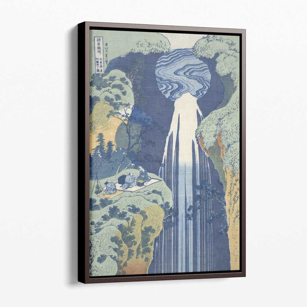 Amida Waterfall on the Kiso Highway - 'A Journey to the Waterfalls of all the Provinces' - Canvas Print Wall Art