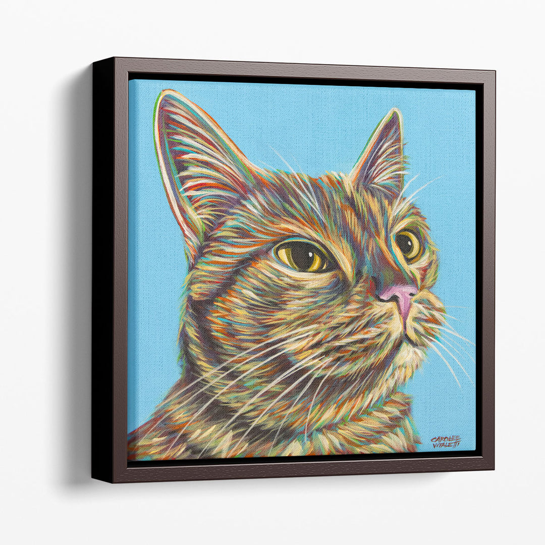 Rainbow Cat - Canvas Print Wall Art