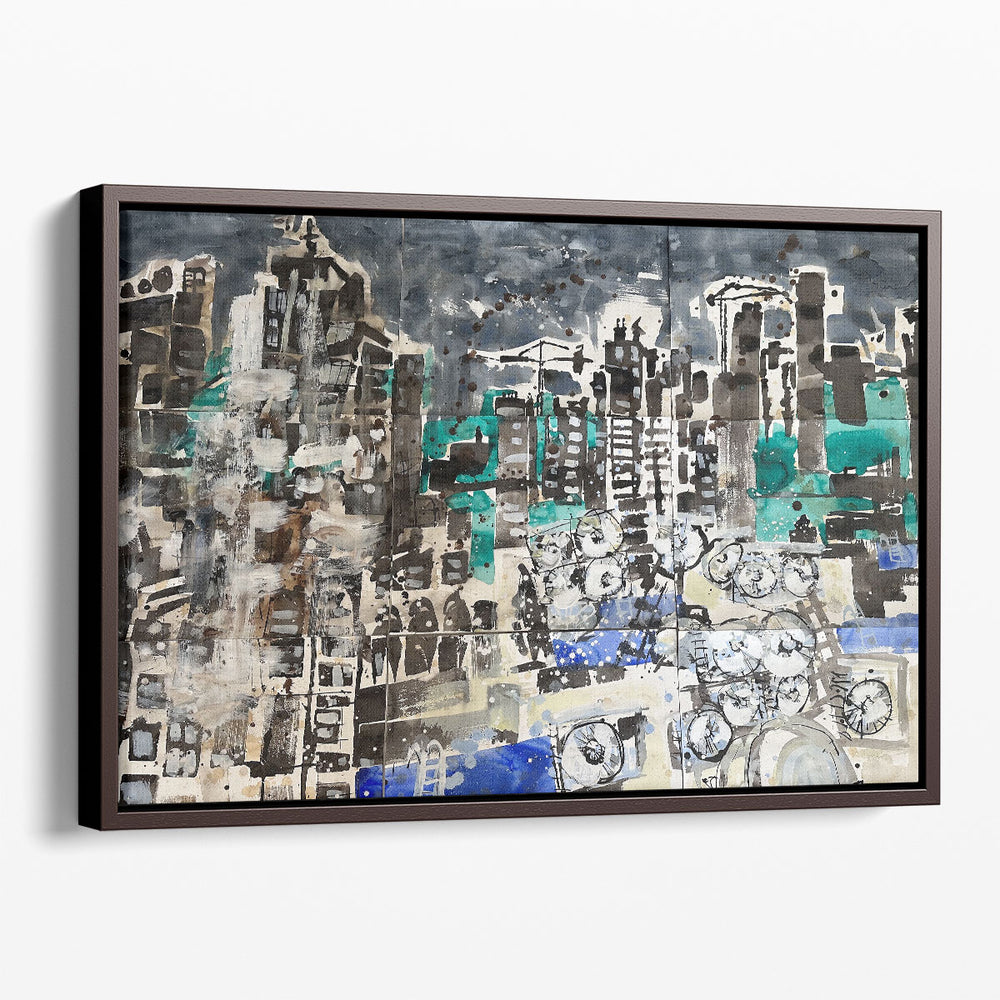 Bahrain Rooftops - Canvas Print Wall Art