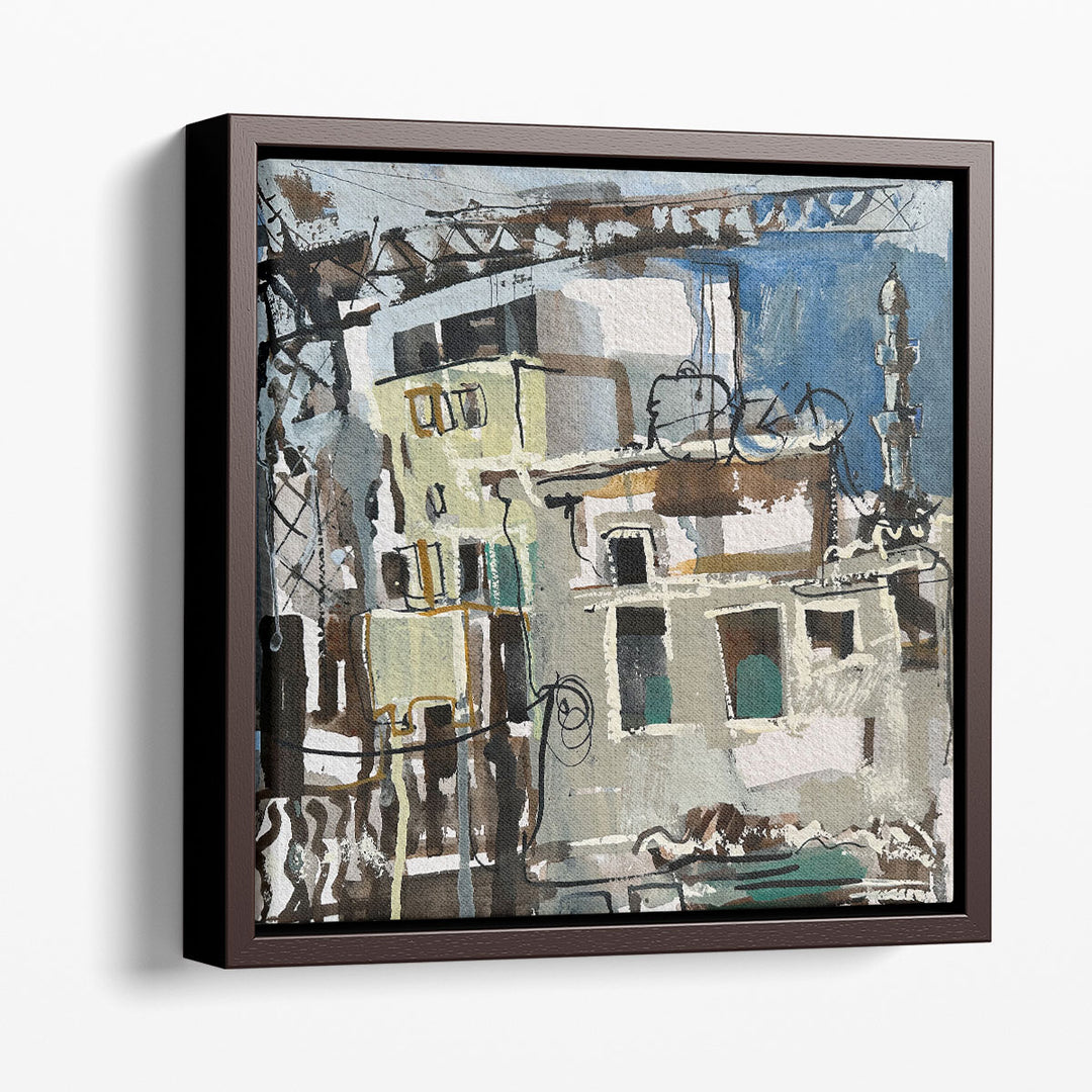 City Crane I - Canvas Print Wall Art