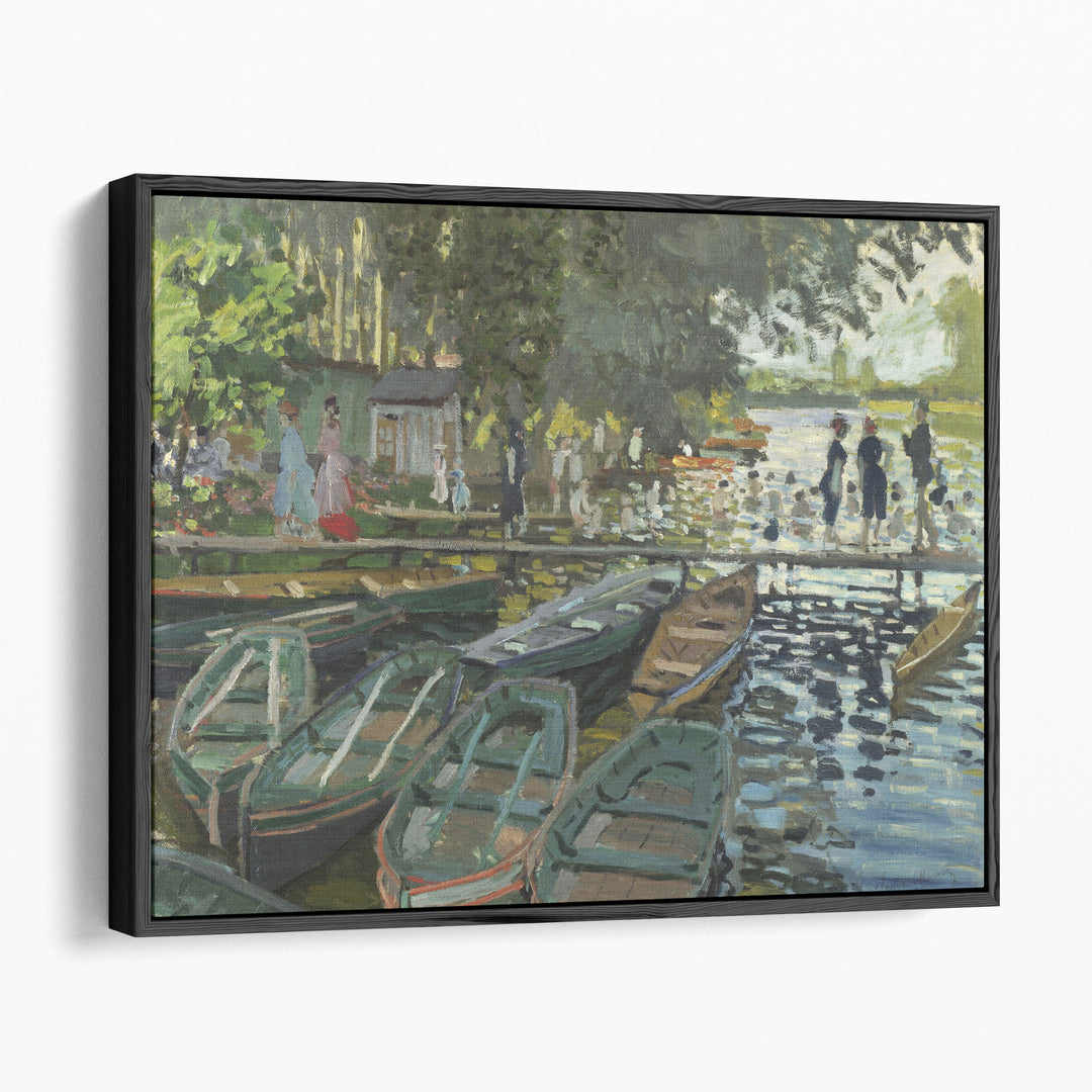 Bathers at La Grenouillere - Canvas Print Wall Art