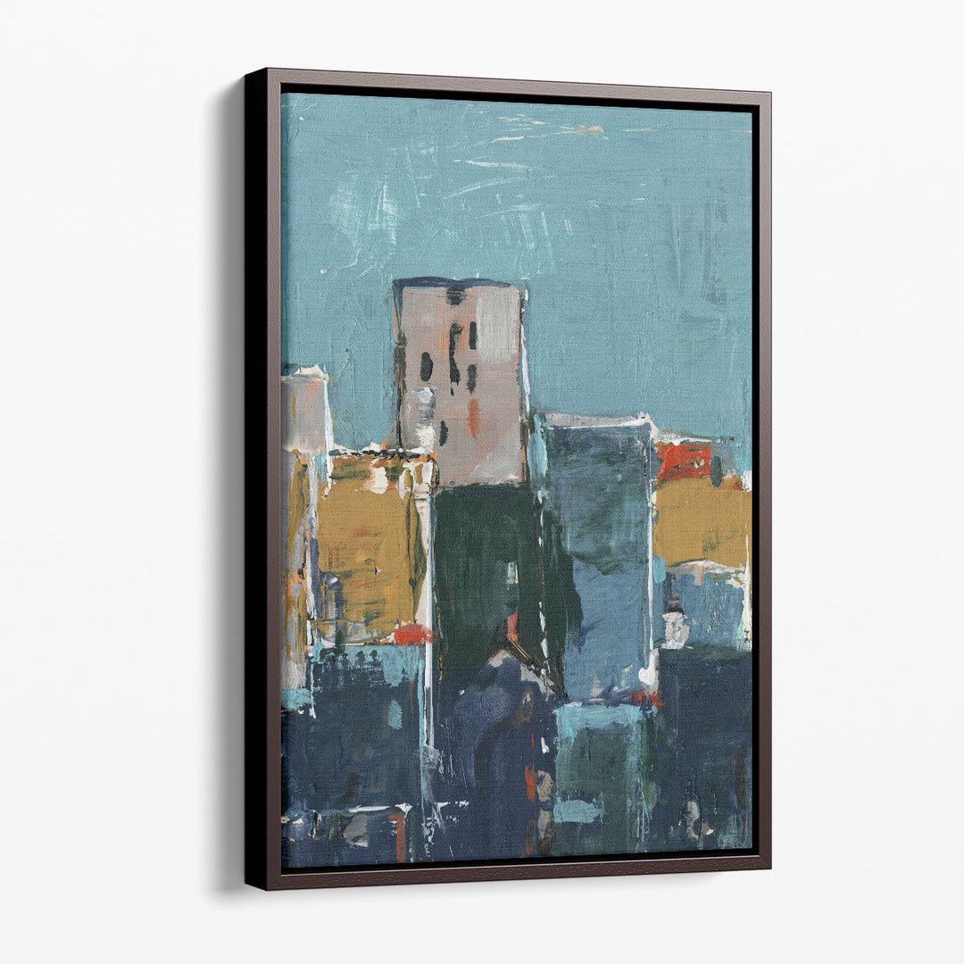 Primary City II - Canvas Print Wall Art