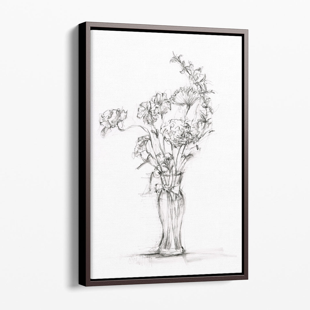 Wild Bouquet Study I - Canvas Print Wall Art