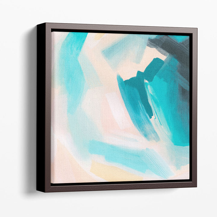 Aquamarine Turbulence II - Canvas Print Wall Art