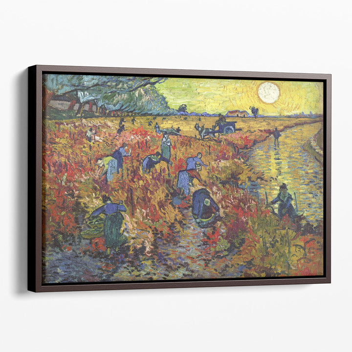 The Red Vineyard, 1888 - Canvas Print Wall Art