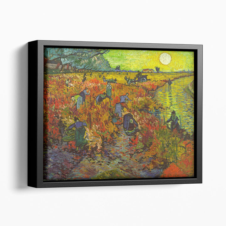 Yellow sunset canvas prints over rolling hills