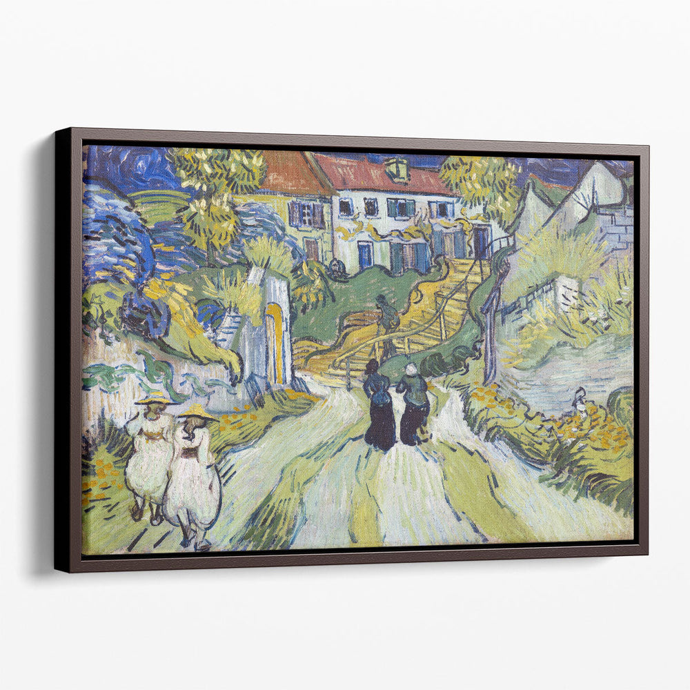 Stairway at Auvers, 1890 - Canvas Print Wall Art