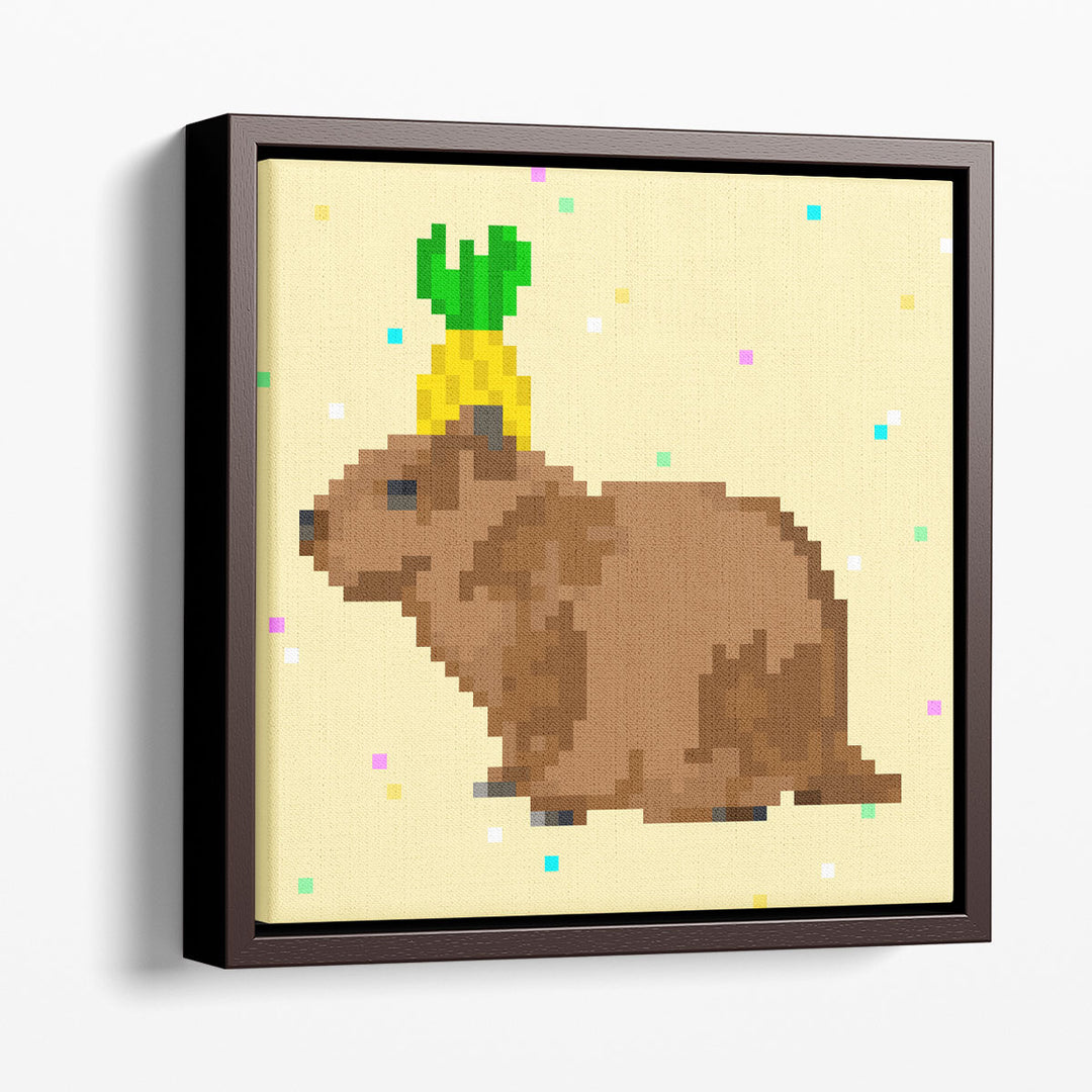 Capybara Party I - Canvas Print Wall Art