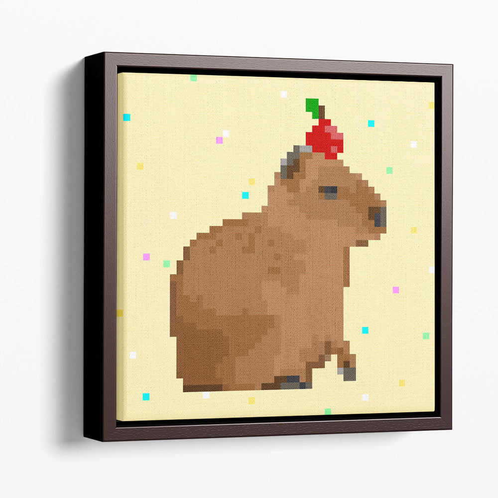 Capybara Party II - Canvas Print Wall Art