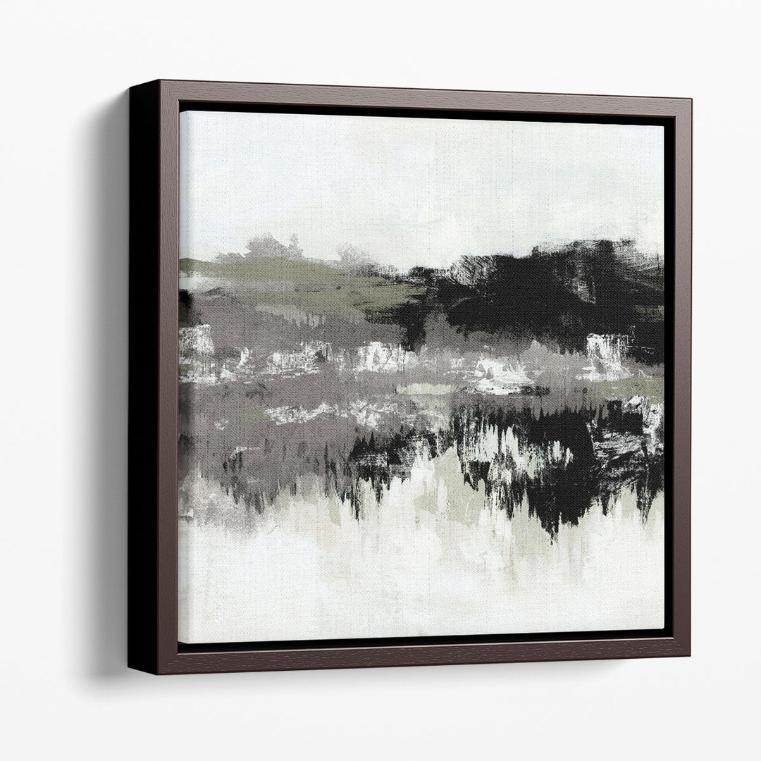 Charcoal Mist II - Canvas Print Wall Art