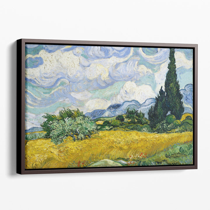 Wheat Field with Cypresses, 1889 - Canvas Print Wall Art