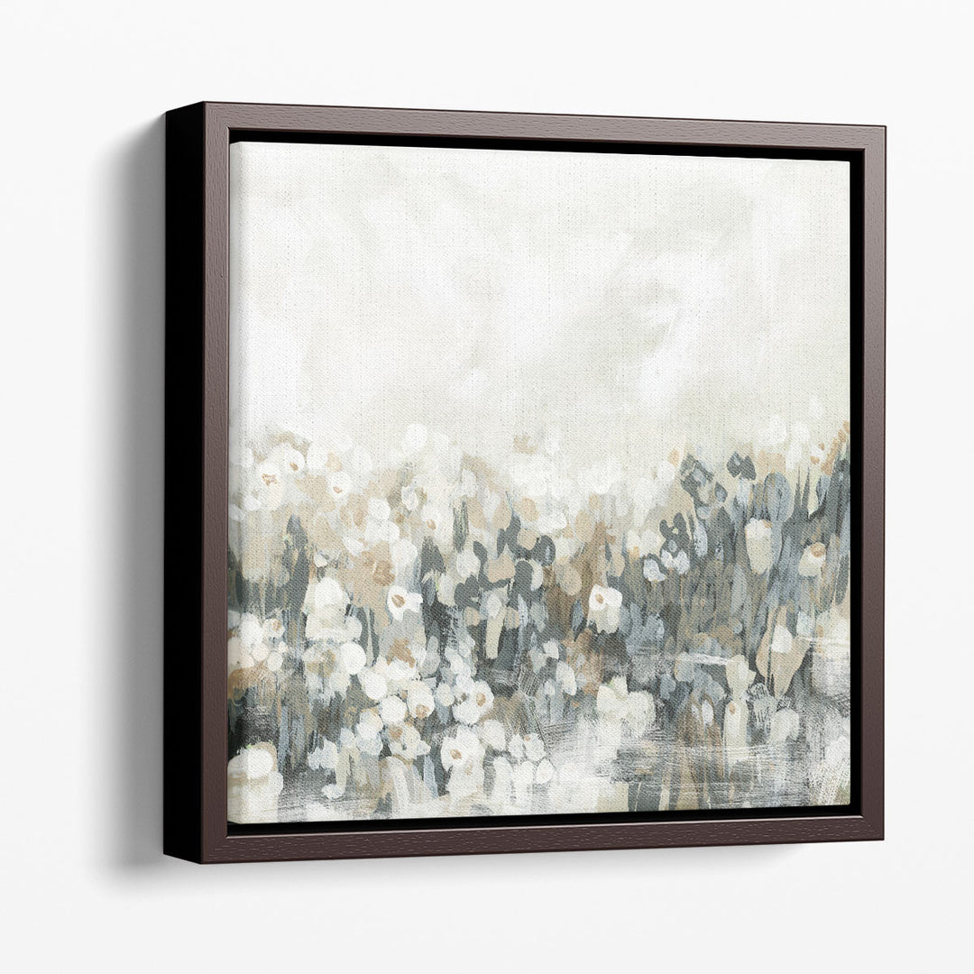 Neutral Meadow Blooms I - Canvas Print Wall Art