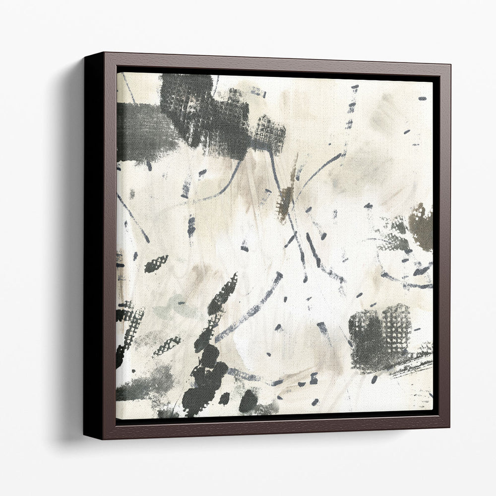 Neutral Scattershot II - Canvas Print Wall Art