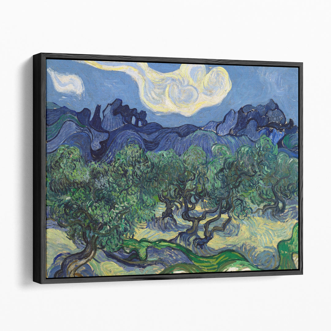 Alpille mountain wall decor in fine art style