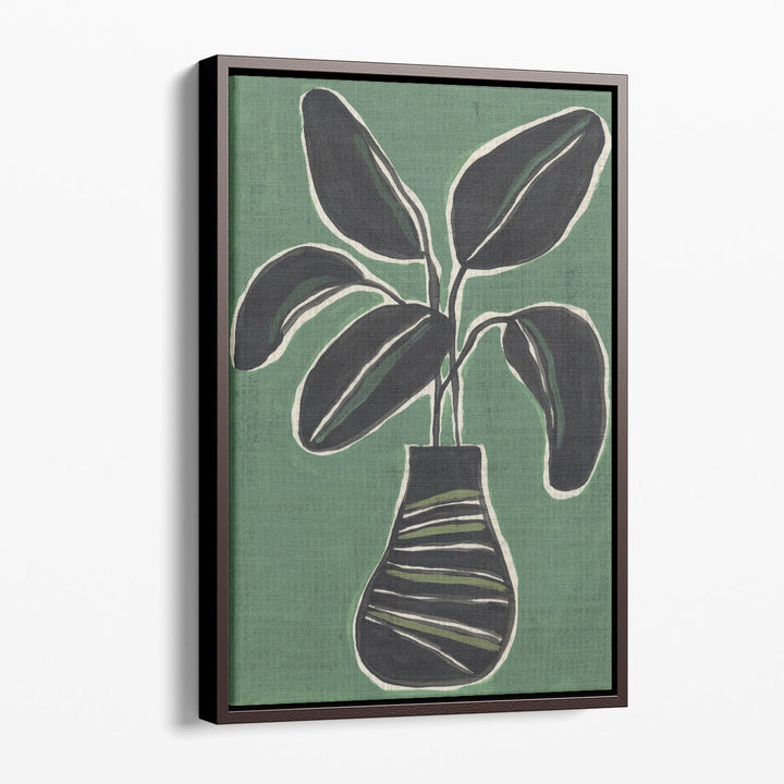 Jade Potted Palm I - Canvas Print Wall Art