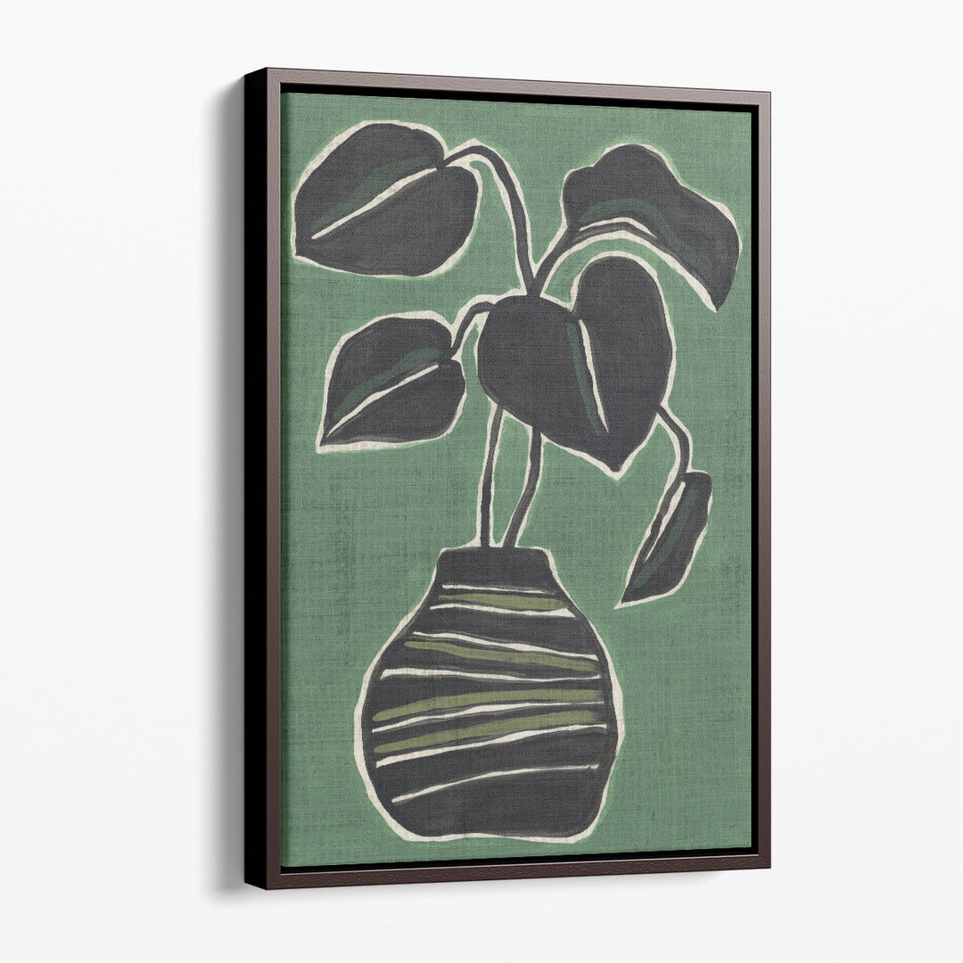 Jade Potted Palm II - Canvas Print Wall Art