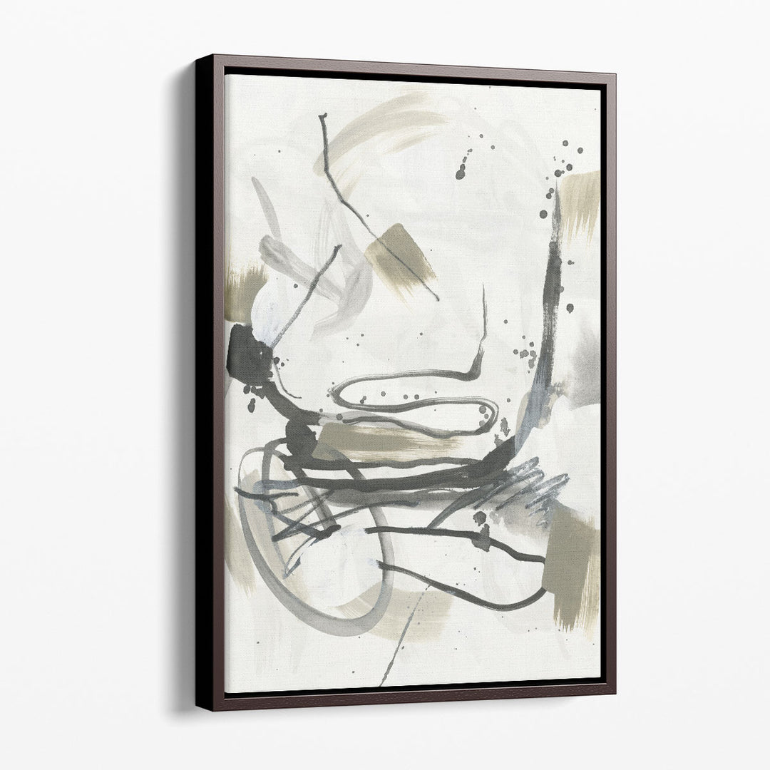 Serpentine Alphabet I - Canvas Print Wall Art