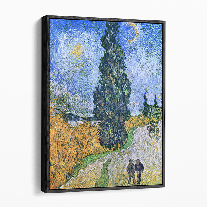 Road with Cypresses, 1890 - Canvas Print Wall Art