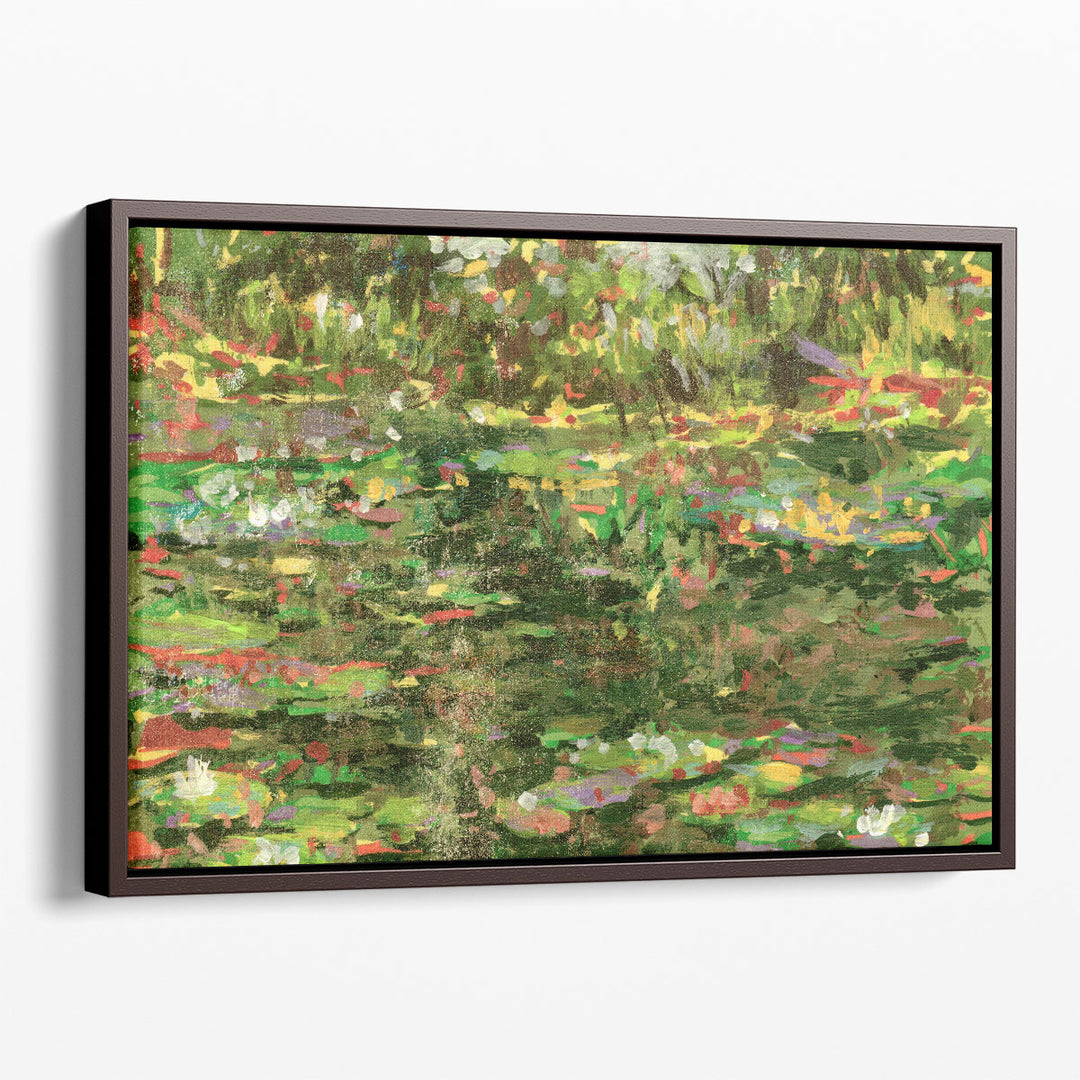 Waterlillies Cascade II - Canvas Print Wall Art