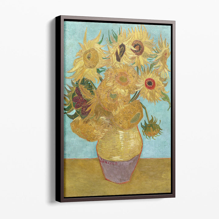 Vase with Twelve Sunflowers, 1888–1889 - Canvas Print Wall Art