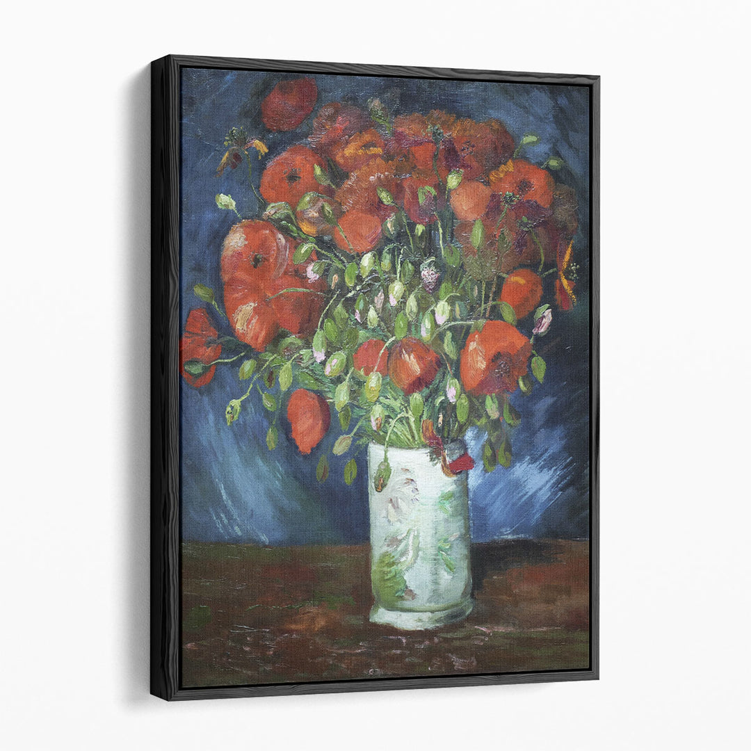Vase with Poppies, 1886 - Canvas Print Wall Art