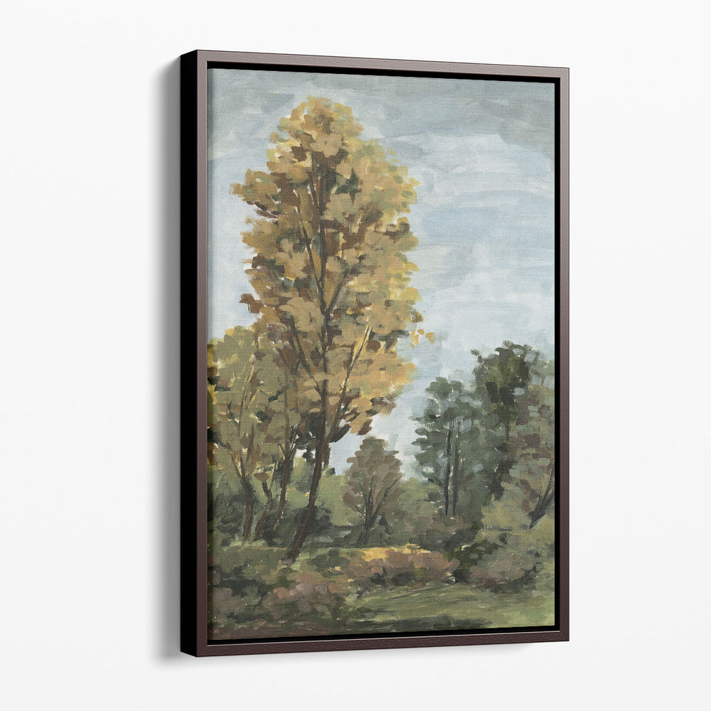 Ochre Autumn Meadow I - Canvas Print Wall Art