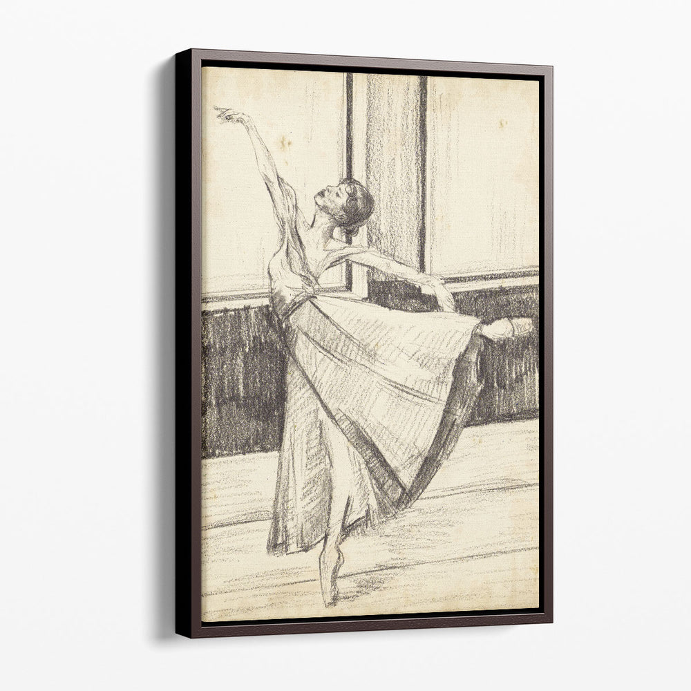 Whirling Ballet I - Canvas Print Wall Art