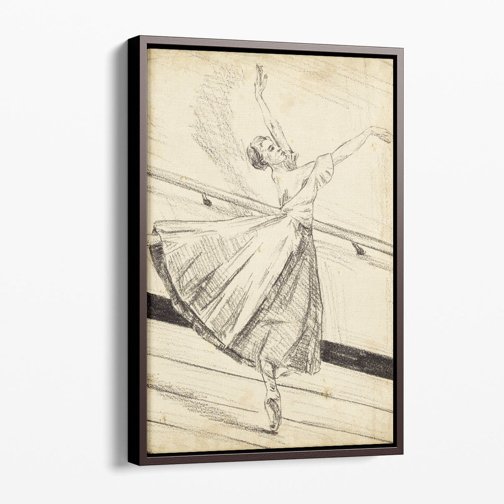 Whirling Ballet II - Canvas Print Wall Art