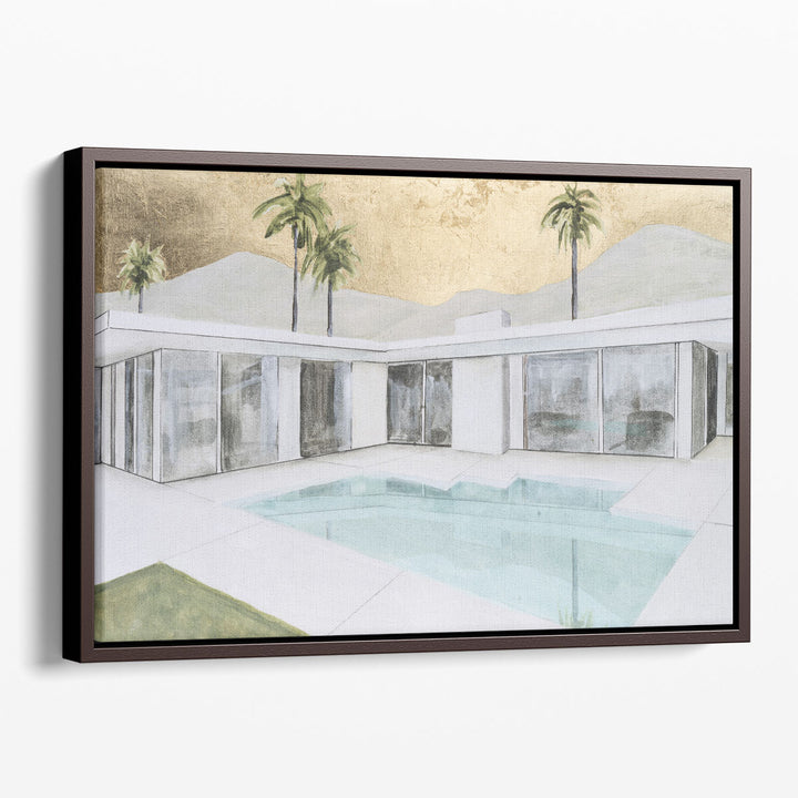 Mid-Century Metallic I - Canvas Print Wall Art