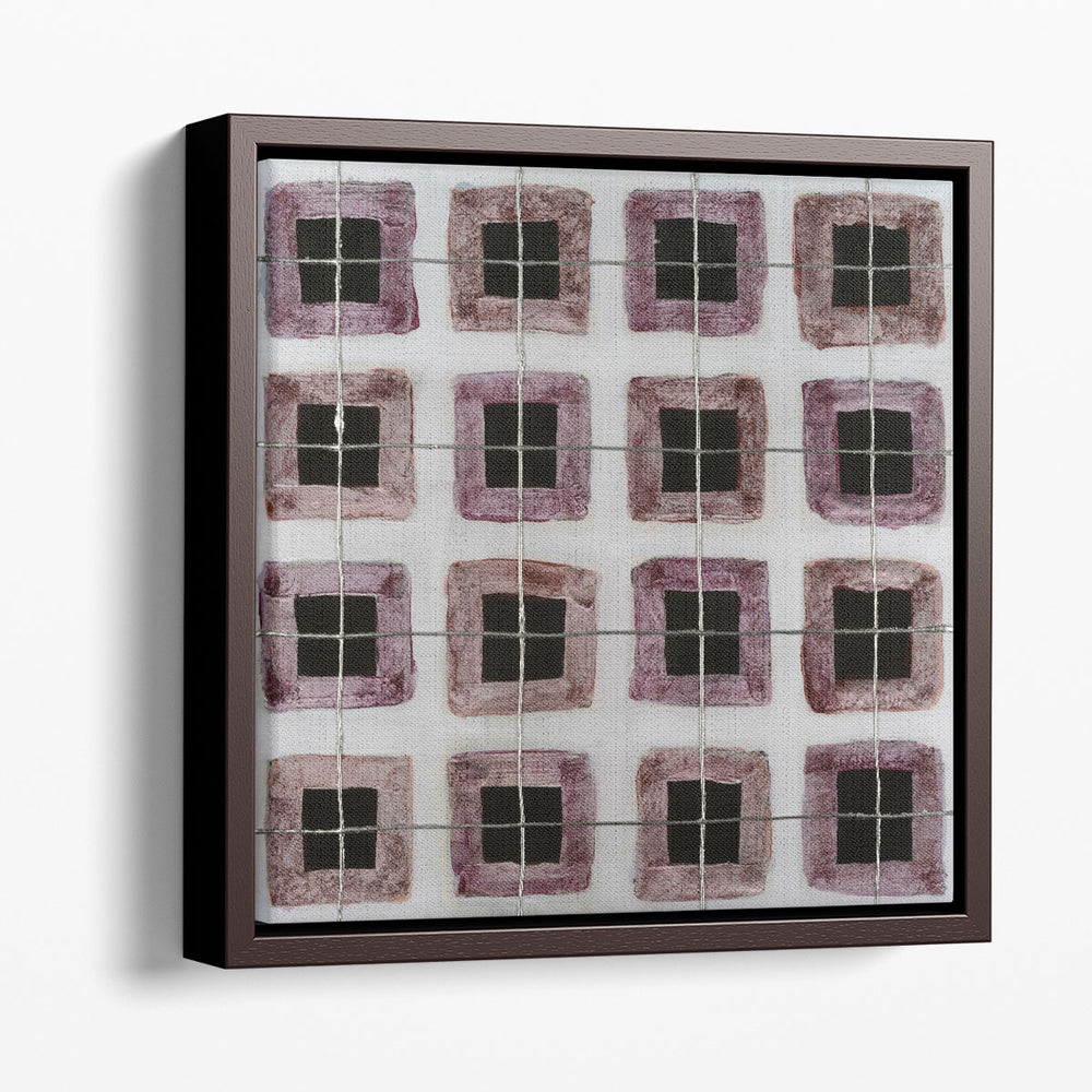 Metallic Plaid I - Canvas Print Wall Art