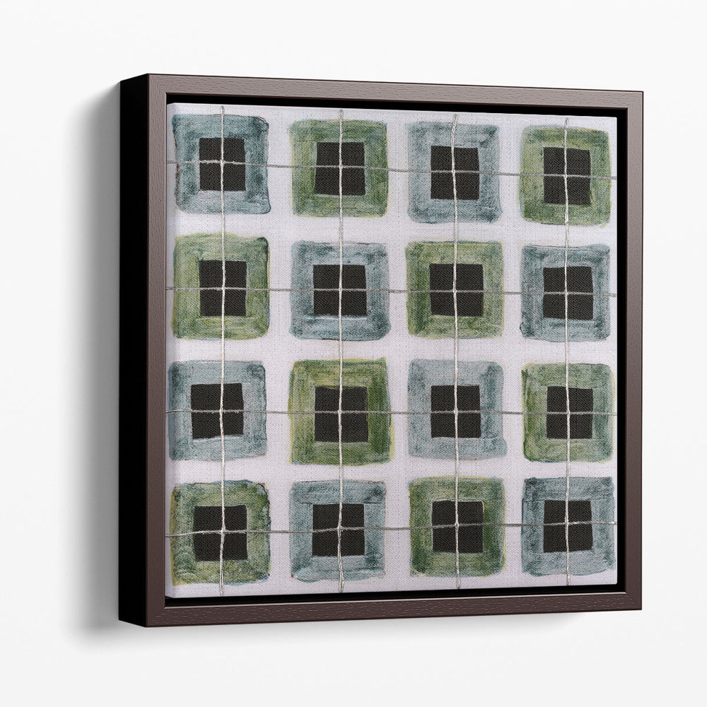 Metallic Plaid II - Canvas Print Wall Art