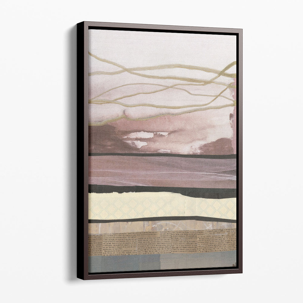 Waves of Collage II - Canvas Print Wall Art