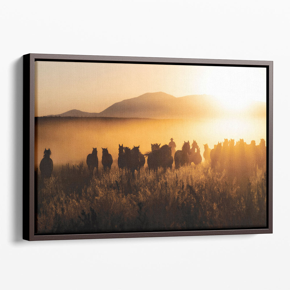 Coming in Hot - Canvas Print Wall Art