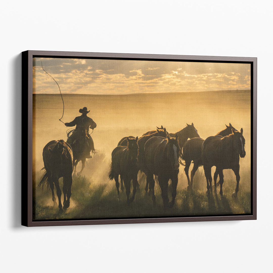 Cowboy Jingle - Canvas Print Wall Art