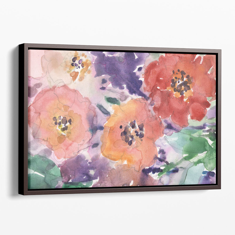 Floral Glamorous I - Canvas Print Wall Art