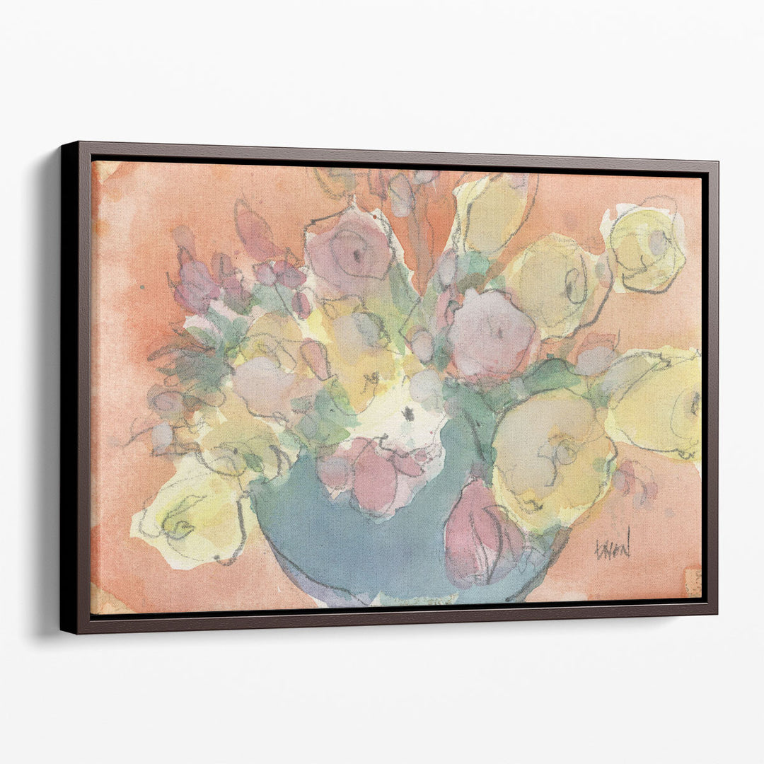 The Embrace Bouquet I - Canvas Print Wall Art