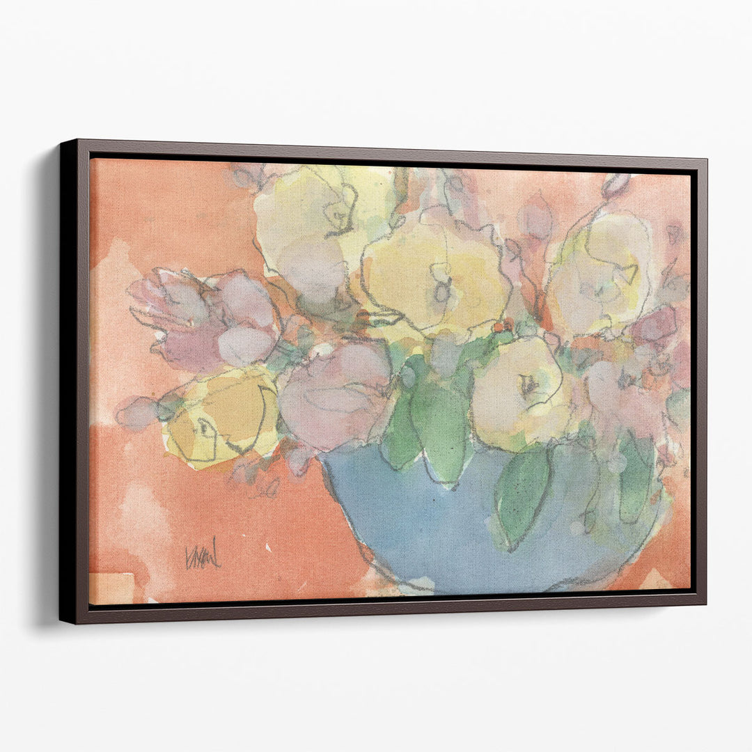 The Embrace Bouquet II - Canvas Print Wall Art