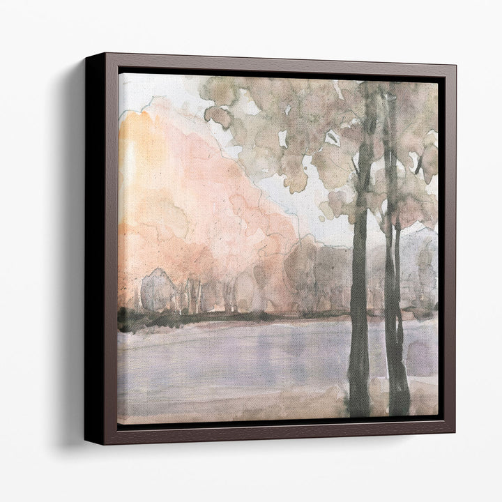 View Behind the Trees II - Canvas Print Wall Art