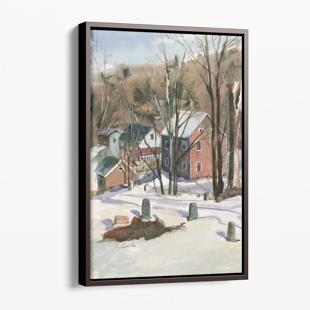 Cummintgton Cemetary - Canvas Print Wall Art