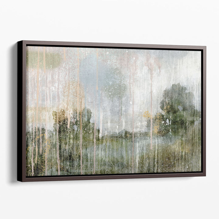 Paint Splattered Landscape I - Canvas Print Wall Art