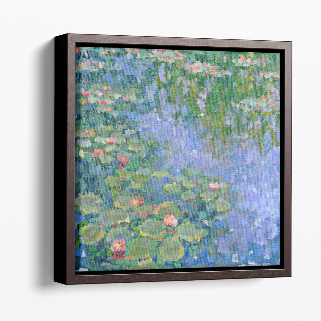 Kaleidoscopic Water Lillies II - Canvas Print Wall Art